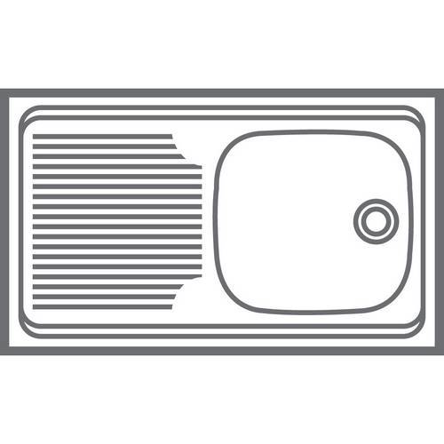 FREGADERO TEKA 10103010 E50 1C 1E INOX